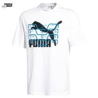 ราคา เสื้อยืด PUMA × MOTOROLA TEE ทรง over size [PUMA ลิขสิทธิ์แท้ / ป้ายไทย] [รหัส: 579619 01 ] (9818780838)