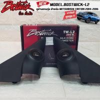 ราคา หูช้างเสียงแหลมตรงรุ่น MITSUBISHI TRITON 2014-2016 ประกอบเข้ากับ BOSTWICK-L2 BLACK (23408932739)