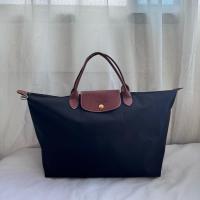 ราคา Longchamp มือสอง ของแท้ 100% Size M หูสั้น สีดำ สวยมาก (29364338194)