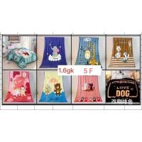 ราคา ผ้าห่มขนมิ้ง 5 ฟุต หนา 2 ชั้น ผ้านุ่มมาก (15794857136)