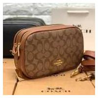 ราคา COACH JES CROSSBODY IN SIGNATURE BAG F68168 กระเป๋าสะพายข้าง//ครอสบอดี้ร์ ทรงป่องสวย กระเป๋าแบบ2ซิป-สีน้ำตาลลายC (4847646546)