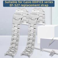 ราคา สายโลหะสําหรับ Casio 4369 EF-527 สาย Edifice series สายเหล็กโค้งสแตนเลสนาฬิกาอุปกรณ์เสริมผู้ชาย 22 มม. (28938492422)