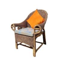 ราคา เก้าอี้หวายแท้ ทรงหูช้าง พร้อมเบาะ (4332081488)