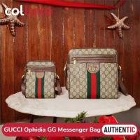 ราคา ของแท้ กุชชี่ Gucci Ophidia GG Messenger Bag Unisexกระเป๋าสะพายข้าง (26936047580)
