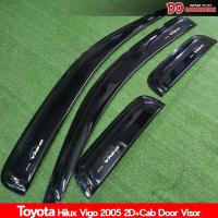 ราคา กันสาดประตู vigo 2005-2014 4 ประตู แคป สีดำ A (6935436534)
