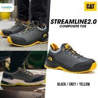ราคา Caterpillar รองเท้าเซฟตี้ รองเท้านิรภัย M Streamline 2.0 Composite Toe Work Shoe P91719 (6500) (25572113826)