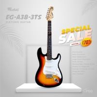 ราคา Westfield: EG-A38-3TS ELETCRIC GUITAR กีต้าร์ไฟฟ้า ( สีซันเบิร์ด ) คอดำ (27921091121)