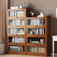 ราคา ตู้เก็บของ กระจกใส ตู้ใส่หนังสือ ชั้นวางหนังสือ ตู้โชว์ เก็บของได้เยอะ ตู้ใส่ของมินิมอล ทำจากไม้ไผ่ ตู้จัดเก็บของ (22268249328)