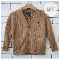 ราคา POLO RALPH LAUREN KIDS CABLE-KNIT COTTON V-NECK CARDIGAN เสื้อคาร์ดิแกน (20552643762)