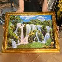 ราคา กรอบรูปภาพมงคล วิวน้ำตก ภาพมงคล เสริมฮวงจุ้ย บ้าน ร้านค้า ของขวัญปีใหม่ ขึ้นบ้านใหม่ เปิดร้านใหม่ (23550672851)