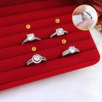 ราคา แหวนโรเดียมฝังเพชร ฟรีไซส์ ปรับขนาดได้ แหวนพลอย แหวนเพชร เสริมบารมี ใส่ออกงานได้ ฟรีถุงกำมะหยี่ (8431188021)