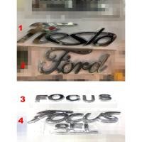 ราคา FORD Fiesta FOCUS SEL S อักษร กาว 3M โลโก้ รุ่น ตรา สัญลักษณ์ ฟอร์ด เฟรียต้า logo Badge สีเงิน โครเมียม (2695091067)