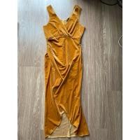 ราคา เดรสกำมะหยี่เหลือง SHEIN มือสอง (26412145505)