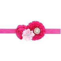 ราคา ที่คาดผมเด็ก ที่คาดผมเด็กเล็ก ที่คาดผมดอกไม้ สีชมพู ประดับเพชร (1247599296)