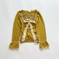 ราคา เสื้อป้ายญี่ปุ่นทรงน่ารักแต่งอก (43154302138)