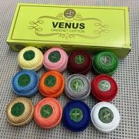 ราคา ด้ายมุกมัน ถักริมผ้าเช็ดหน้า วีนัส เบอร์70 (5กรัม) สีเยอะ!! พร้อมส่ง!!!! (6938025513)