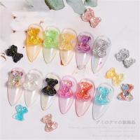 ราคา หมีตกแต่งเล็บ หมีติดเล็บ เรซิ่นหมี Nail bear อะไหล่ติดเล็บรูปหมี (9603266357)