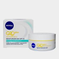 ราคา NIVEA Q10 plus anti-wrinkle moisturizer day SPF15, 50ml. นีเวีย คิวเทน พลัส แอนไท-ริงเคิล มอยส์เจอร์ไรเซอร์ เดย์ (2471531214)