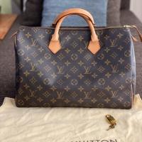 ราคา Louis vuitton speedy 35” มือ2 ของแท้100% (3707804120)