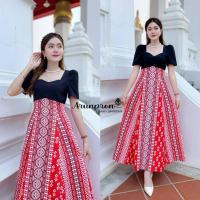 ราคา เดรสผ้าไทยคอลเลคชั่นใหม่ ทรงสวยเรียบหรู งานสวยเป๊ะปัง (25778063394)