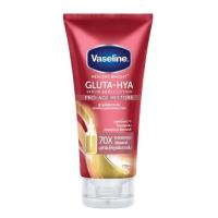 ราคา พร้อมส่ง Vaseline Healthy Bright Gluta-Hya Serum Burst Lotion Pro-Age Restore 170 ml EXP:02/2025 (19779163288)