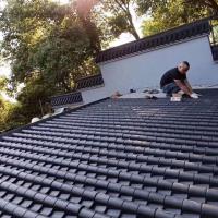 ราคา ♞ชายคากระเบื้องเรซินโบราณและหัวประตูตกแต่งพลาสติกรวมผนังหลังคากระเบื้องสไตล์จีน (24371533364)