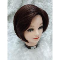 ราคา วิกผมแท้ เส้นผมจริง human hair100% ทรงบ๊อบซอยสั้น มีหนังแสกทอมือโมโน (6754972859)