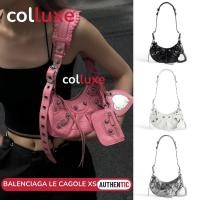 ราคา ของแท้ของแท้ บาเลนซิเอก้า Balenciaga LE CAGOLE XS Shoulder Bag กระเป๋าสะพายไหล่ (40851324977)
