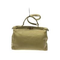 ราคา กระเป๋าโท้ต Fendi Peek-A-Boo หนัง 2Way สีทอง 8Bn226 ส่งตรงจากญี่ปุ่น มือสอง (27177322738)