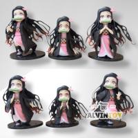 ราคา Action Figure Kimetsu no Yaiba โมเดลดาบพิฆาตอสูร เซ็ต 6 ตัว ขนาดความสูง 8.5 - 10 ซม. มีฐาน งานสวย (25545993362)