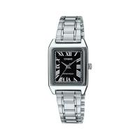 ราคา Casio Standard นาฬิกาข้อมือผู้หญิง สายสเตนเลสสตีล รุ่น LTP-V007D-1BUDF,LTP-V007D,LTP-V007D-1B (3815609985)