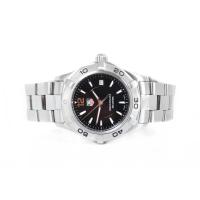 ราคา Tag Heuer Aquaracer Lady Size Quartz หน้าดำ บานพับบีบ (2886525986)