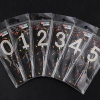 ราคา 1ชิ้นยอดนิยมสีทึบทุกการแข่งขันเค้กวันเกิดตกแต่ง ที บน พลอยเทียม 0-9หมายเลขพรรคซัพพลาย (28934021802)