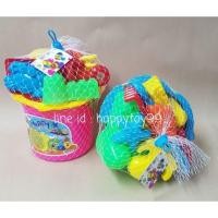 ราคา ชุดเล่นทรายถังพร้อมอุปกรณ์ตักทราย ถังตักทราย ชุดตักทราย (6718871565)