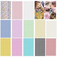 ราคา 300 ชิ้นทิ้ง Rhinestones Pearl Tattoo สติกเกอร์ DIY Face Eyes Tear เครื่องประดับเพชรแต่งหน้างานแต่งงาน Glitter ชั่วคราว Tattoo สติกเกอร์ (43502548108)