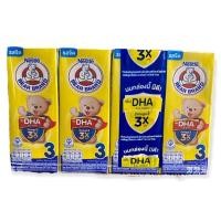 ราคา (ยกลัง) โฉมใหม่ นมหมี ยูเอชที สูตร 3 นมหมี UHT 36 กล่อง 180 มล นมจืด นมหมี (3836572726)
