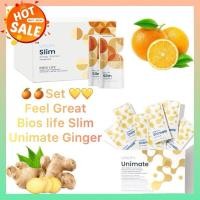 ราคา Unicity Set FEEL GREAT Bios life slim + Unimate Ginger เยอร์บามาเต้สูตรเฉพาะ ➕ ใยอาหารสูตรเฉพาะ (25693736097)