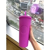 ราคา ส่งต่อของแท้ Starbucks Purple Sorf-Touch Bling Cold Cup 24oz ทรัมเบอร์สตาร์บัคพลาสติก (22919516202)