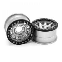 ราคา Vanquish Products KMC KM236 Tank 1.9" (แม็กครบ4วง) Beadlock Crawler Wheels (Silver) VPS07781 (26020417311)