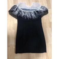 ราคา ชุดเดรสงานป้าย ขนนกฟุ้งฟิ้ง ไซร้ L (28706170308)