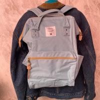 ราคา กระเป๋าเป้ Anello สีฟ้า ผ้าด้านในสีเขียว ซื้อตอนเที่ยวญี่ปุ่นครั้งเดียว (22636672004)