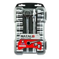 ราคา MATALL ชุดบ็อกซ์ MATALL AC332 แพ็ก 21 ชิ้น เครื่องมือช่าง ไขควงบล็อก SOCKET WRENCH SET MATALL AC332 21PCS/PACK ผลิตจากเ (29023945401)