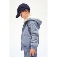 ราคา H&M(เอชแอนด์เอ็ม) เสื้อฮู้ดผ้าทวิลล์แบบมีซิป เด็กผู้ชาย 1239115_1 (29004187012)