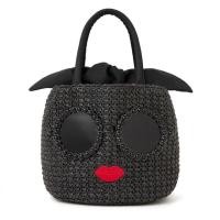 ราคา <หิ้วเองของแท้/พร้อมส่ง> กระเป๋า a-jolie PEARL BASKET BAG BOOK BLACK ver. (2470278211)