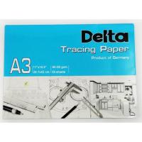 ราคา DELTA กระดาษไขเขียนแบบ A3 ชนิดไม่มีกรอบ(TAWEEMITR) (7629464018)