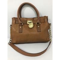 ราคา กระเป๋ามือสอง ของแท้ Michael Kors Hamilton Leather Satchel หนังวัวแท้ สีน้ำตาล ขนาด 12 นิ้วครึ่ง พร้อมส่ง (12770240262)