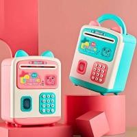 ราคา ออมสินตู้เซฟ สแกนนิ้วได้ ออมสิน ATM ดูดแบงค์ กระปุกออมสิน ตู้เซฟ มีรหัส มีเสียงเพลง (9537586823)