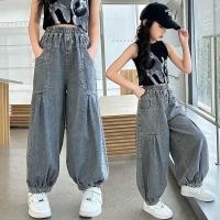 ราคา สินค้าใหม่พร้อมสต็อกสาวกางเกงบางเสื้อผ้าฤดูร้อน2024รูปแบบใหม่เด็กใหญ่แฟชั่นข้อเท้ายาวกางเกงยีนส์เด็กฤดูร้อนชุดกีฬาผู้หญิง20250320 (26580232948)