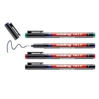 ราคา ปากกาเขียนซีดี แผ่นใส edding ลบไม่ได้ 141F หัวเข็ม กันน้ำ (0.6 mm.) ราคาต่อ 1 ด้าม (22061140055)