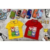 ราคา เสื้อโปโลเด็กผ้าคอตตอนนิ่มเด้งสกรีนลายกรุ๊ปเล็ก(T47) (23146351194)